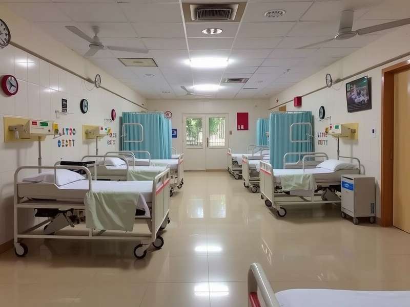 Modern hospital laboratory equipment